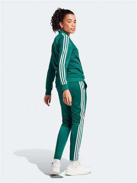 adidas anzug grün samt|jogginganzug damen olive grün.